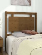 vidaXL Горна табла за легло меденокафява 955x4x100 см бор масив