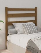 vidaXL Горна табла за легло меденокафява 96x4x100 см бор масив