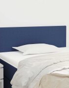 vidaXL Горна табла за легло синя 80x5x78/88 см плат