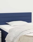 vidaXL Горна табла за легло синя100x5x78/88 см плат