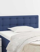 vidaXL Горна табла за легло синя100x5x78/88 см плат