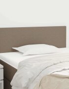 vidaXL Горна табла за легло таупе 100x5x78/88 см плат