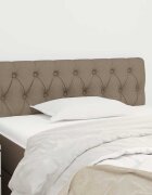 vidaXL Горна табла за легло таупе 100x7x78/88 см плат