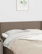 vidaXL Горна табла за легло таупе 147x16x78/88 см плат