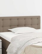 vidaXL Горна табла за легло таупе 90x5x78/88 см плат