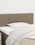 vidaXL Горна табла за легло таупе 90x5x78/88 см плат