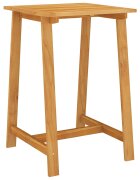 vidaXL Градинска бар маса 70x70x104 cм акация масив