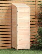 vidaXL Градинска барака 55x52x1745 см чамово дърво масив