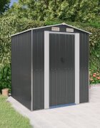vidaXL Градинска барака антрацит 192x191x223 см поцинкована стомана
