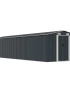 vidaXL Градинска барака антрацит 257x779x181 см поцинкована стомана