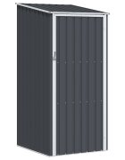 vidaXL Градинска барака антрацит 87x98x159 см поцинкована стомана