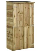 vidaXL Градинска барака импрегниран бор 85x48x177 cм
