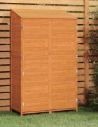 vidaXL Градинска барака кафява 102x52x1745 см чамово дърво масив