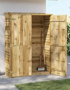 vidaXL Градинска барака за инструменти 123x50x171 см импрегниран бор