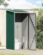 vidaXL Градинска барака зелена 87x98x159 см поцинкована стомана