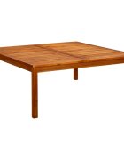 vidaXL Градинска кафе маса 110x110x45 см акация масив