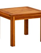 vidaXL Градинска кафе маса 45x45x36 см акация масив
