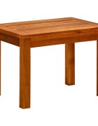 vidaXL Градинска кафе маса 50x35x36 см акация масив