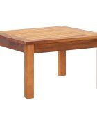 vidaXL Градинска кафе маса 60x60x36 см акация масив