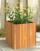 vidaXL Градинска кашпа 35x35x35 см масивна акация