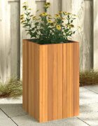 vidaXL Градинска кашпа 35x35x60 см масивна акация
