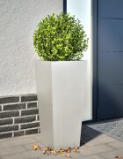vidaXL Градинска кашпа 35x35x75 см неръждаема стомана