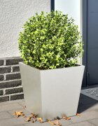 vidaXL Градинска кашпа 40x40x40 см неръждаема стомана