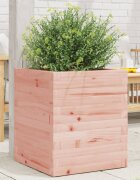 vidaXL Градинска кашпа 40x40x46 см масивна дугласка дървесина