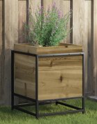 vidaXL Градинска кашпа 40x40x50 см импрегнирано борово дърво