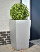 vidaXL Градинска кашпа 45x45x75 см поцинкована стомана