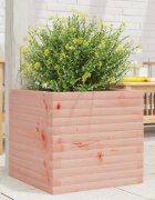 vidaXL Градинска кашпа 50x50x455 см масивна дугласка дървесина