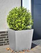 vidaXL Градинска кашпа 50x50x50 см поцинкована стомана