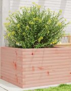 vidaXL Градинска кашпа 70x70x455 см масивна дугласка дървесина
