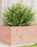 vidaXL Градинска кашпа 80x80x455 см масивна дугласка дървесина