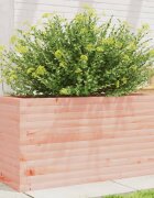 vidaXL Градинска кашпа 90x40x455 см масивна дугласка дървесина