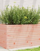 vidaXL Градинска кашпа 90x60x455 см дугласко дърво масив