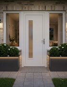 vidaXL Градинска кашпа с LED осветление 2 бр. Черно 40 × 60 × 40 см