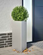 vidaXL Градинска кашпа триъгълна 40x345x75 см поцинкована стомана