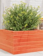 vidaXL Градинска кашпа восъчнокафява 40x40x23 см борово дърво масив