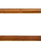 vidaXL Градинска конзолна маса 110x40x75 см акациево дърво масив