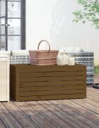 vidaXL Градинска кутия меденокафява 101x505x465 см бор масив