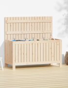 vidaXL Градинска кутия за съхранение 115x49x60 см бор масив