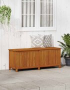 vidaXL Градинска кутия за съхранение 150x50x58 см акациево дърво масив
