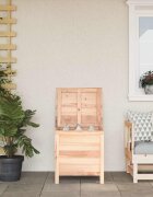 vidaXL Градинска кутия за съхранение 50x49x565 см чам масив