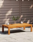vidaXL Градинска маса 100x50x27 см акация масив