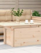 vidaXL Градинска маса 100x50x75 см борово дърво масив