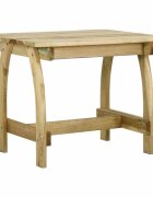 vidaXL Градинска маса 110x74x75 см импрегниран бор