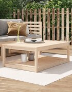 vidaXL Градинска маса 121x825x45 см борово дърво масив