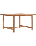vidaXL Градинска маса 150x150x76 cм тиково дърво масив