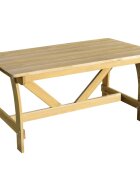 vidaXL Градинска маса 150x74x75 см импрегнирано борово дърво